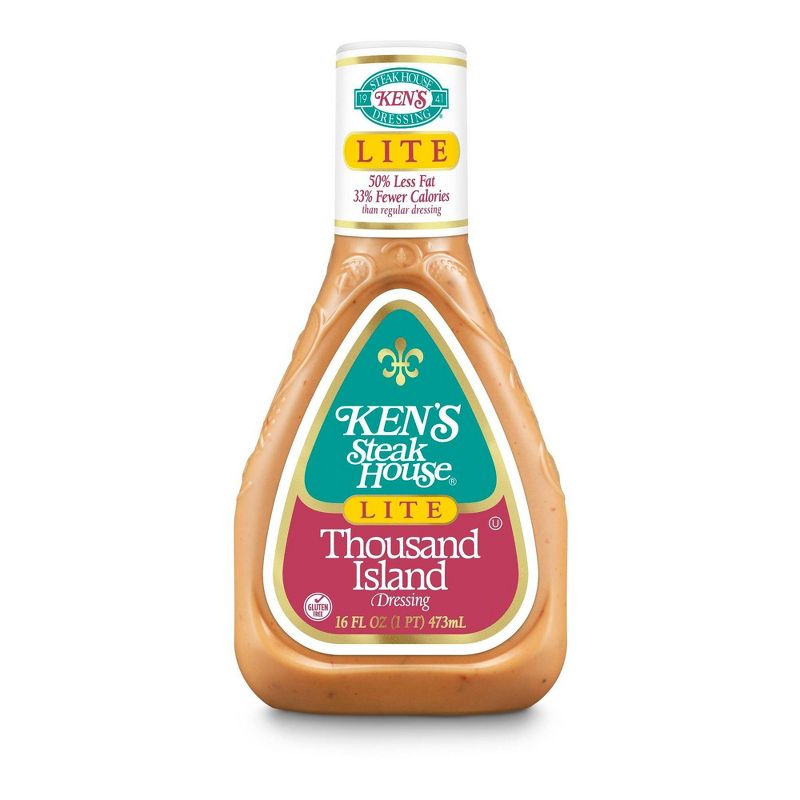 Ken's Steakhouse Lite Thousand Island Dressing - 16fl oz