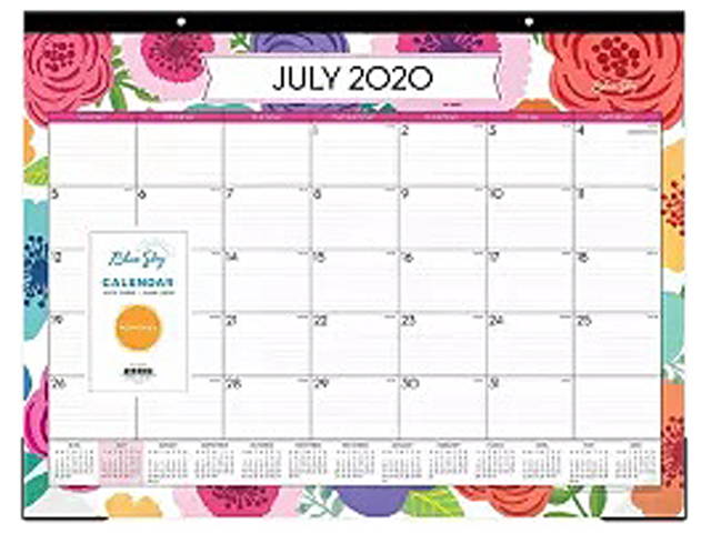 Mahalo Academic Year Desk Pad, 22 x 17, Tropical, 2021-2022 100157
