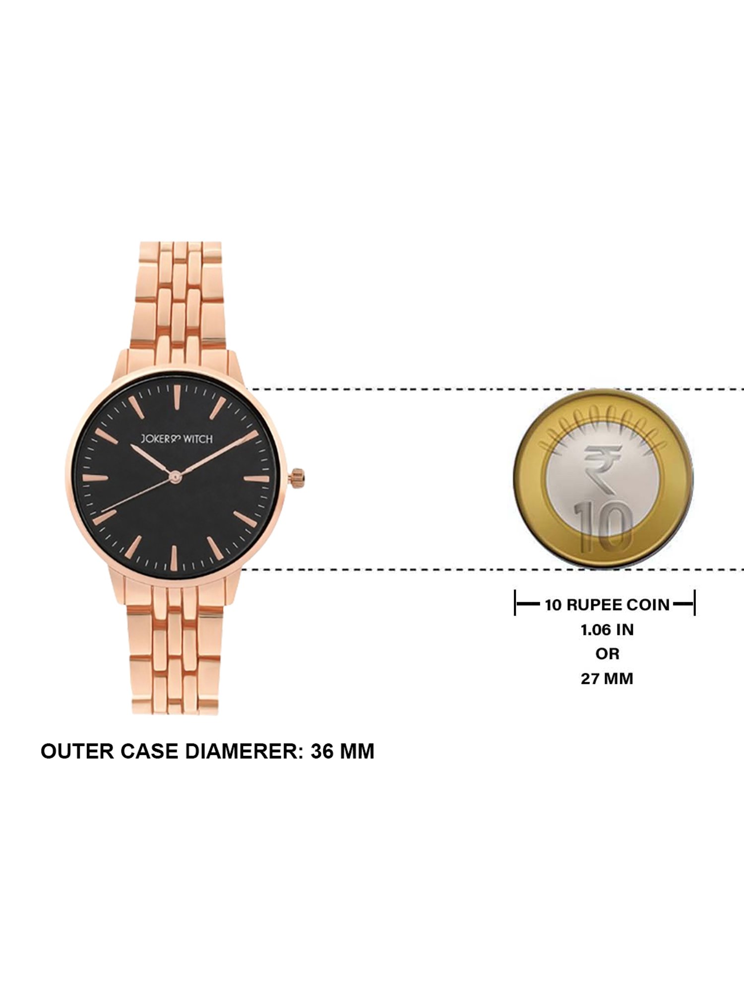 Joker & WItch JWLT582 Analog Watch for Women With Ring, Bracelet