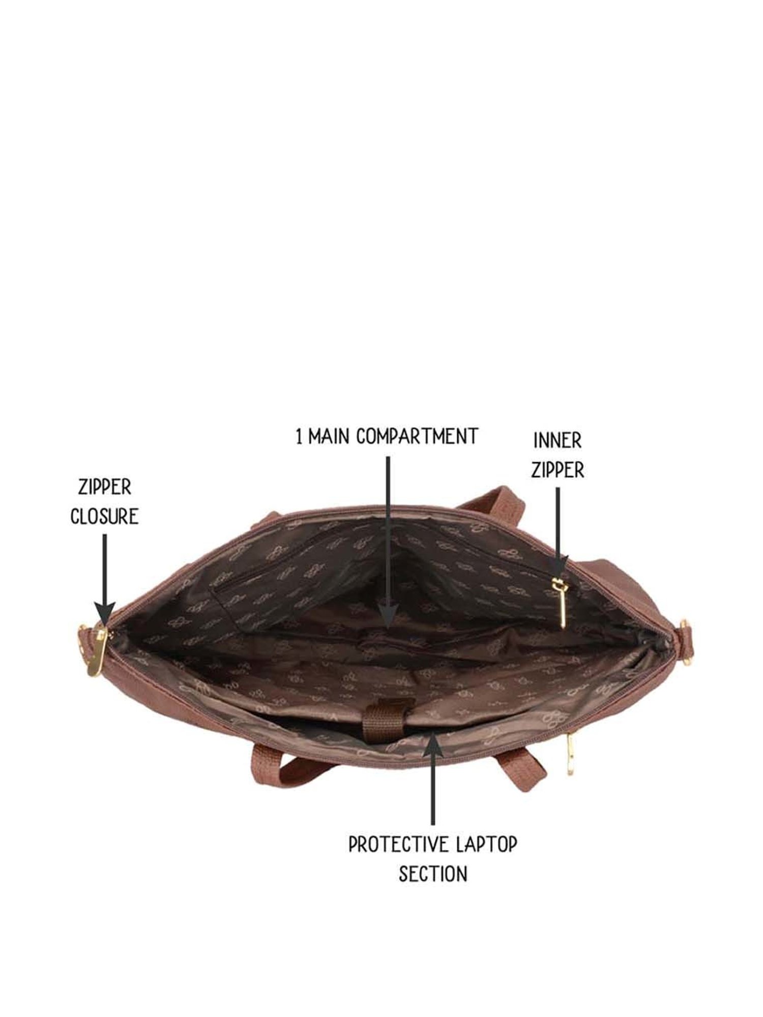 Baggit Brown Medium Messenger Bag