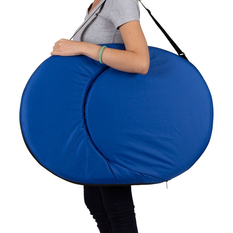 Stansport Go Anywhere Multi Fold Padded Chair 200 LBS Weight Capaciity - Blue