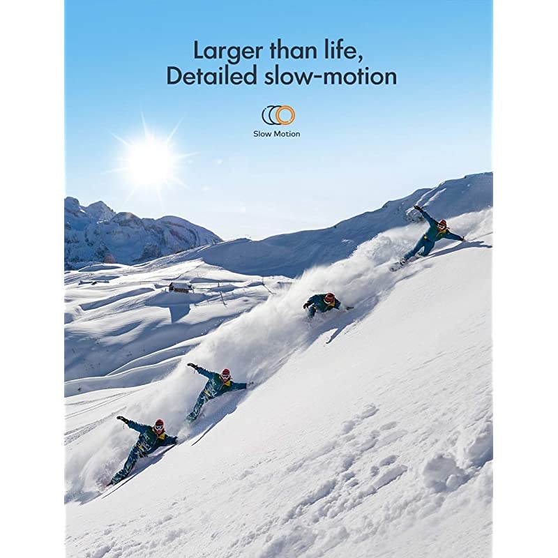 A79 Action Camera 4K 20MP WiFi External Microphone 2.4G Remote Control Underwater Waterproof 40M Sports Vlog Webcam Camcorder with 2 Rechargeable Batteries and Accessories Kits