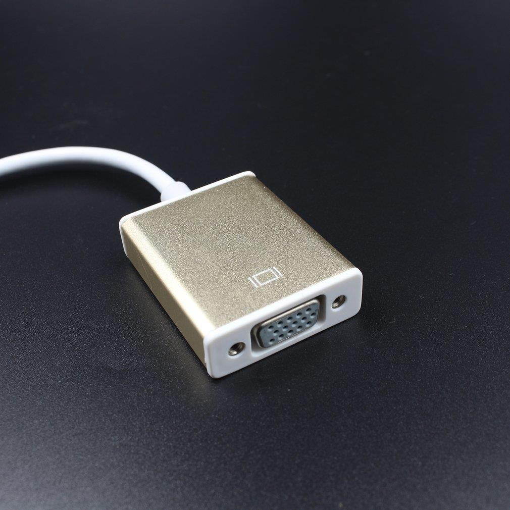 Portable USB3.1 TYPE-C TO VGA Converter TYPE-C TO VGA Adapter Converter Cable