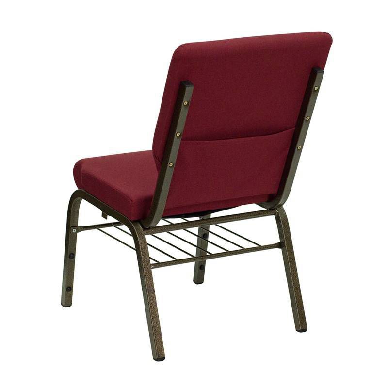 Fabric Church Chair Red - Riverstone Furniture Collection