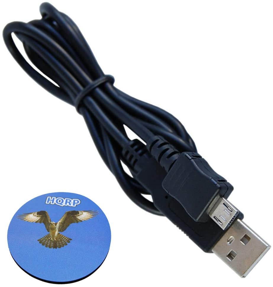 HQRP USB to Micro USB Charging Cable for Blink XT Home Security Camera System/Blink Sync Module Coaster