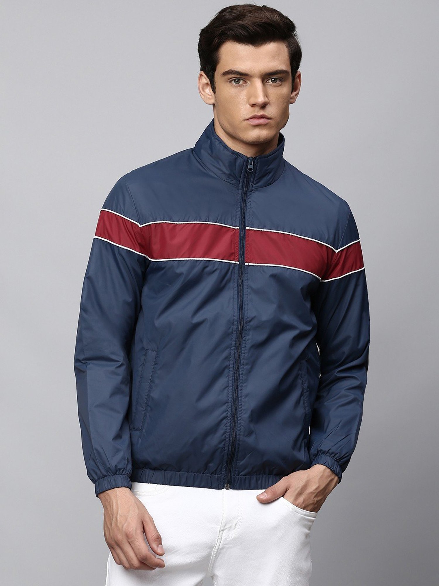 Dennis Lingo Multi Regular Fit Striped Jacket