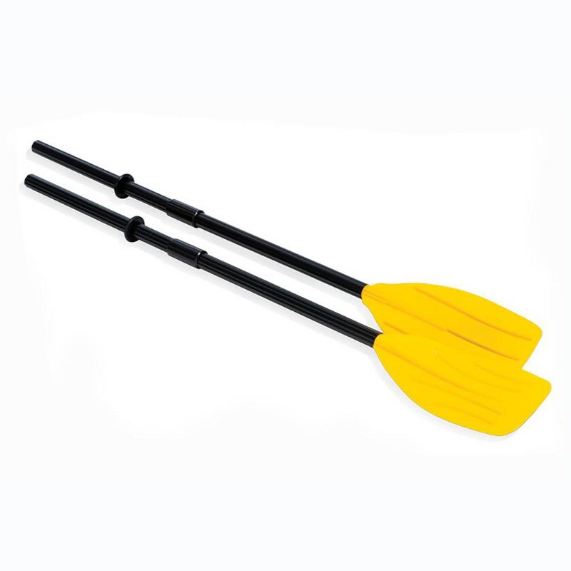 Intex Seahawk 2 Inflatable Raft Set and 2 Transom Mount 8 Speed Trolling Motors