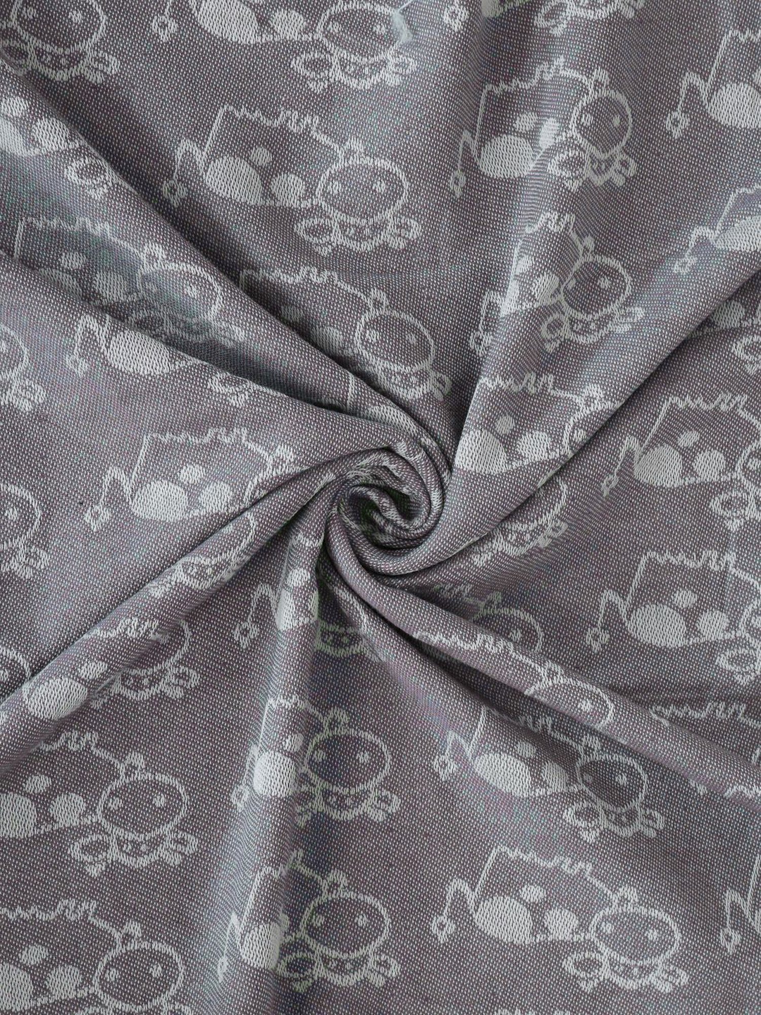 Klotthe Woven Brown 350 TC Cotton Double Bed Cover With 2 Pillow Covers