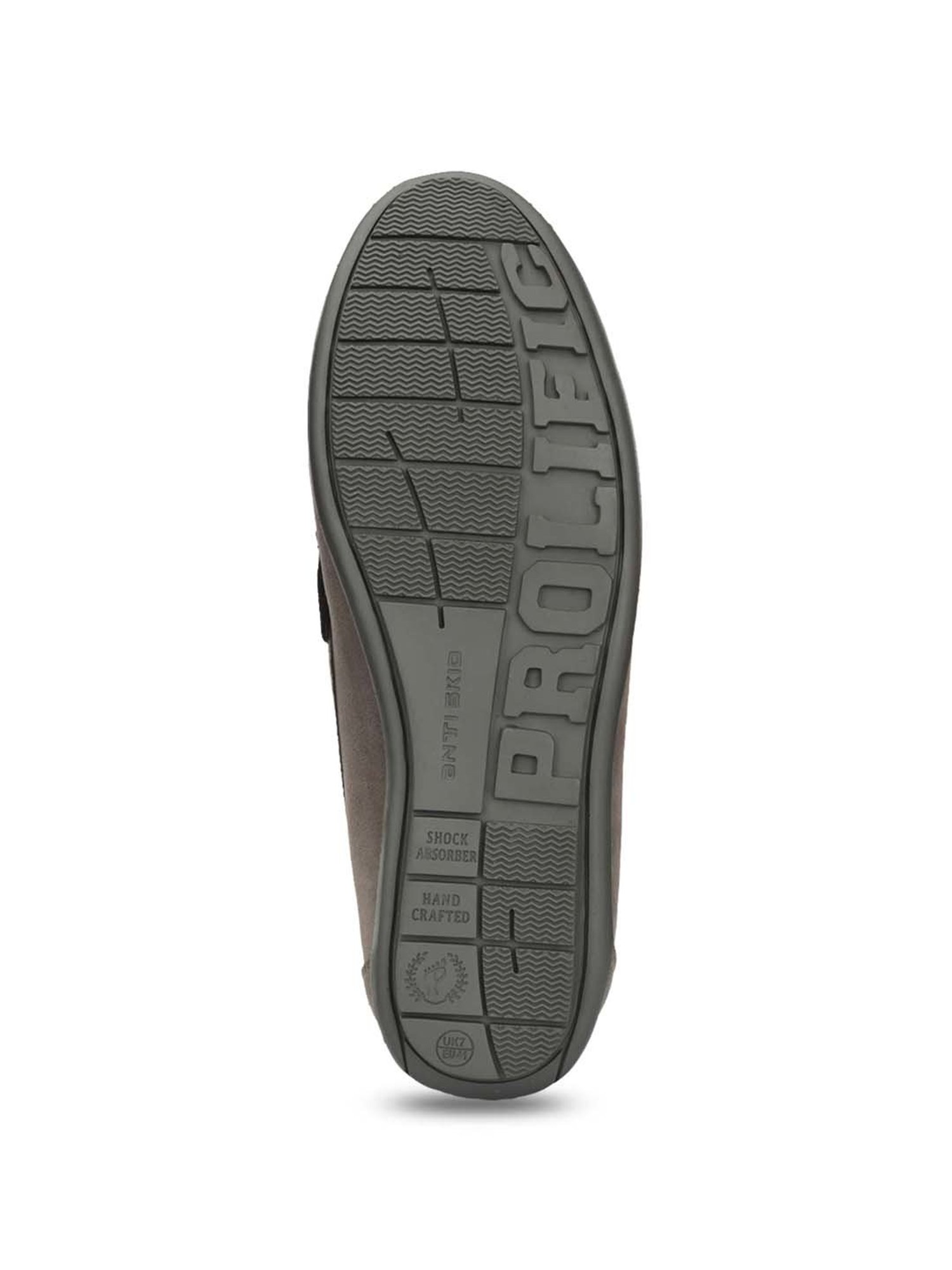 Prolific Men's Dirt Grey Casual Loafers