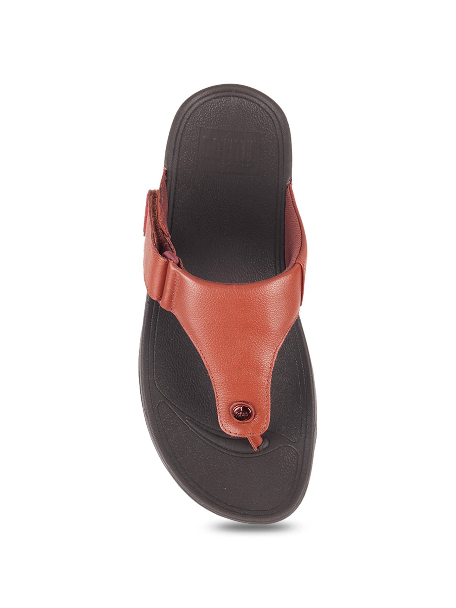 FitFlop Men's Brown Thong Sandals