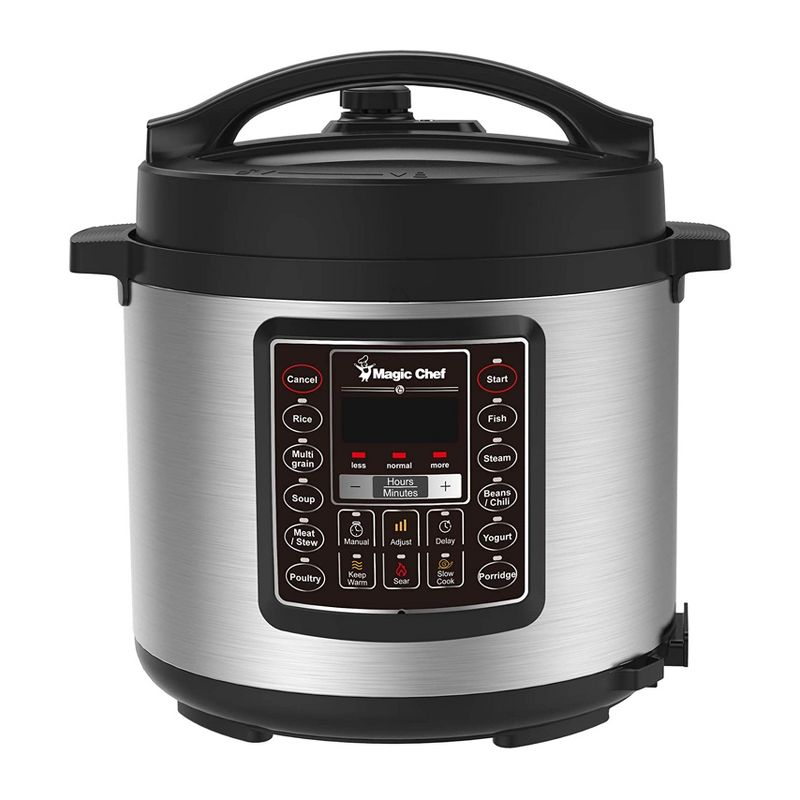 Crock-Pot SCCPVMC63SJ Multi Function Large 6 Quart Capacity 3-in-1 Home Food Cooker Convenient Kitchen Appliance, Stainless Steel