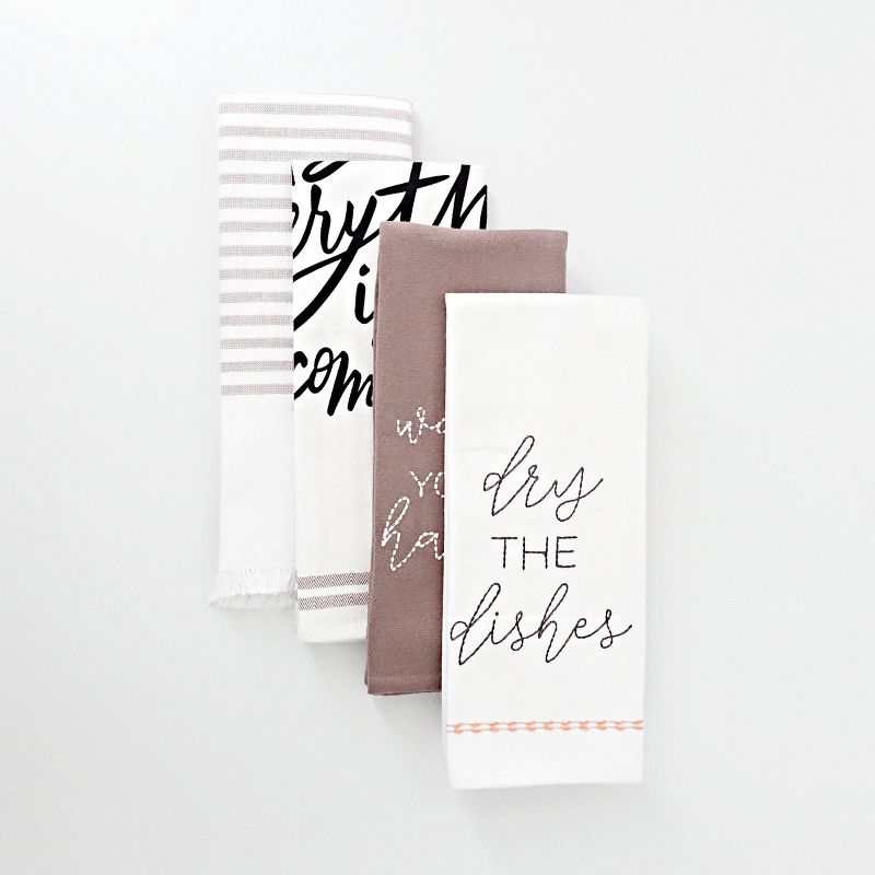 4ct Dish Towels 'Dry the Dishes' - Bullseye's Playground™