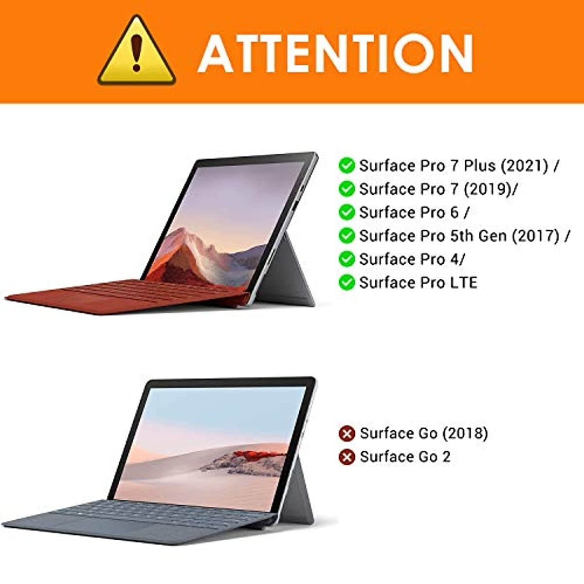 MoKo Like Paper Screen Protector, Write, Draw and Sketch with The Surface Pen Like on Paper, Anti Reflection PET Film for Microsoft Surface Pro 7 plus/Pro7/Pro 6/Pro 5/Pro 4/Pro LTE Tablet, Clear