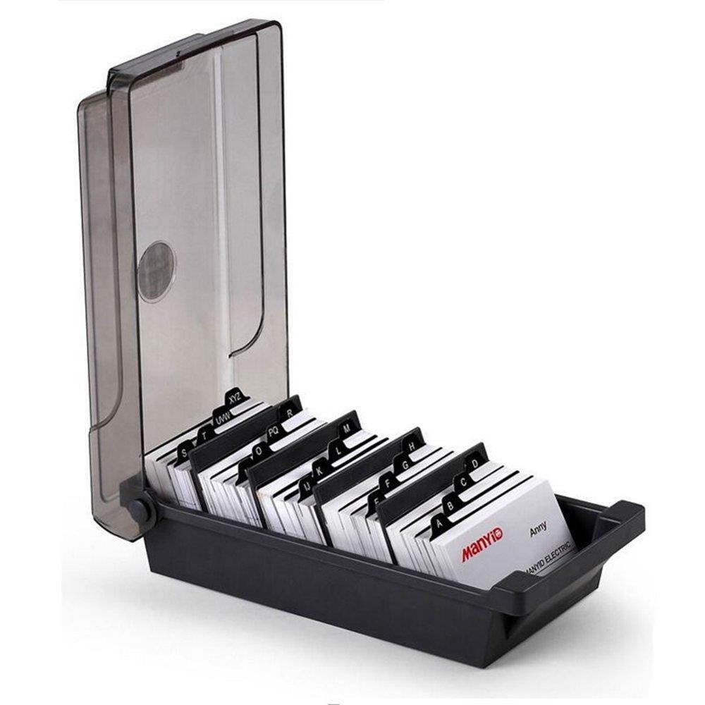 MyLifeUNIT Business Card Holder, Name Card Organizer with Dividers and Index Tabs (500 Cards)