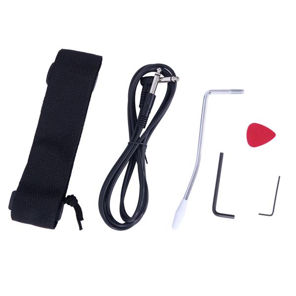 170 Burning Fire Style Professional Electric Guitar with Bag + Strap + Paddle + Rocker + Cable + Wrench Tool