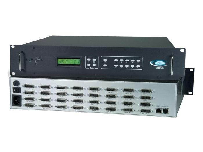 NTI SM-16X16-DVI-LCD DVI Video Matrix Switch w/2-Yr Warranty