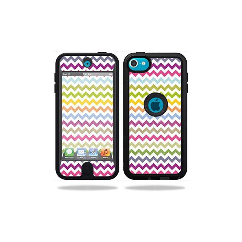 Skin Compatible with OtterBox Defender Apple iPod Touch 5G 5th Generation Case wrap Sticker Skins Rainbow Chevron