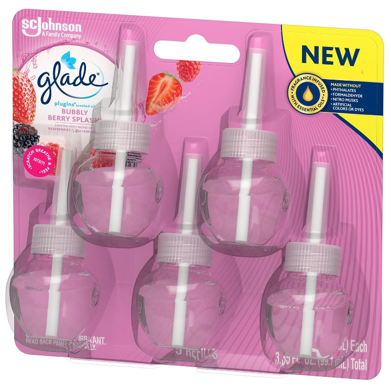 Glade Bubbly Berry Splash PlugIns Refill - 5ct