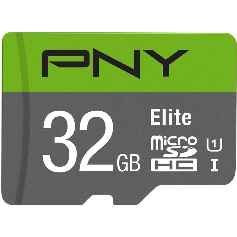 PNY 32GB Elite Class 10 U1 MicroSD Flash Card P-SDU32U185EL-G