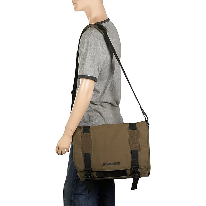 Mobile Edge ECO 17.3 Inch Laptop Messenger Bag - Eco-Friendly (MECME9), Olive