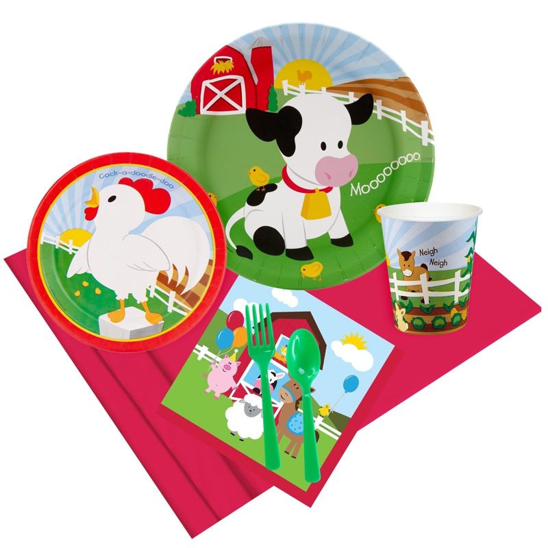 8ct Barnyard Party Pack