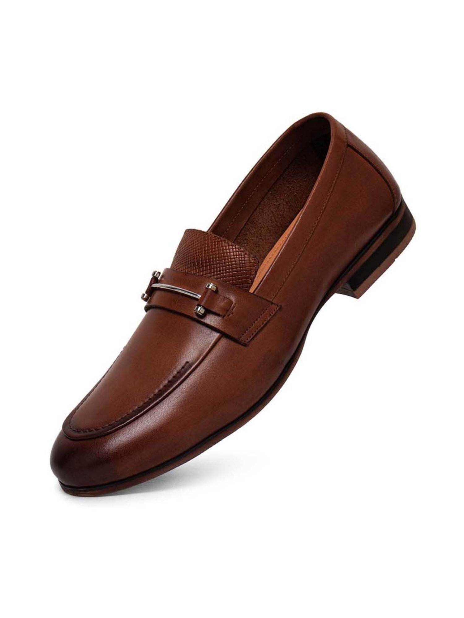 Ezok Men's Tan Casual Loafers