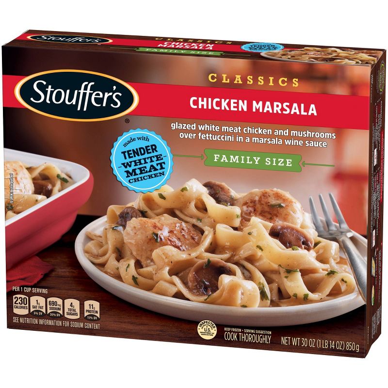 Stouffers Classics Family Size Frozen Chicken Marsala - 30oz