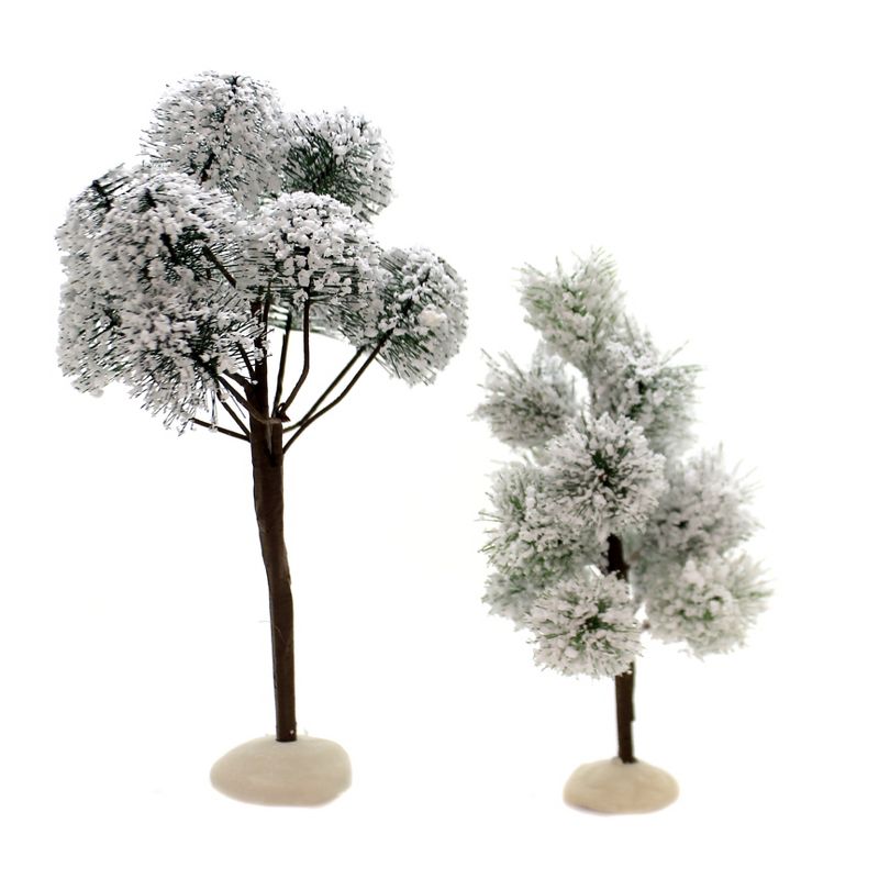 Department 56 Accessory 9.0" Snowy Jack Pine Trees Christmas  -  Decorative Figurines