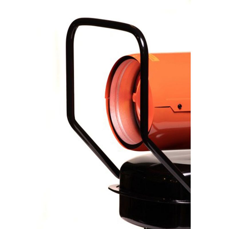 HeatFast HF125K 125,000 BTU Portable Home Jobsite Forced Air Kerosene/Diesel Salamander Torpedo Space Heater with Thermostat Temperature Control