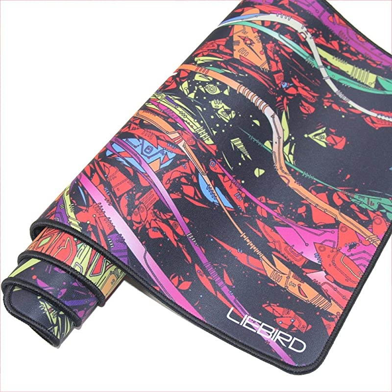 Extended XXXL Skull Gaming Mouse Pad 315Lx118Wx012H Portable with Extended XXL Size NonSlip Rubber Base Special Treated Textured Weave with Precision Control SkeletonXXL