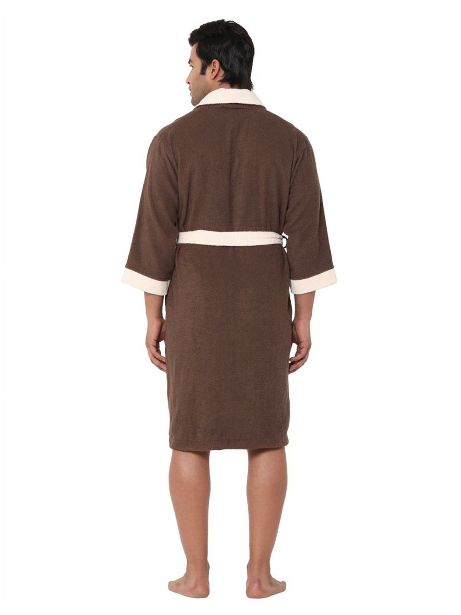 Spaces CLOUDZ Brown Cotton 300 GSM Bathrobes - Set of 1