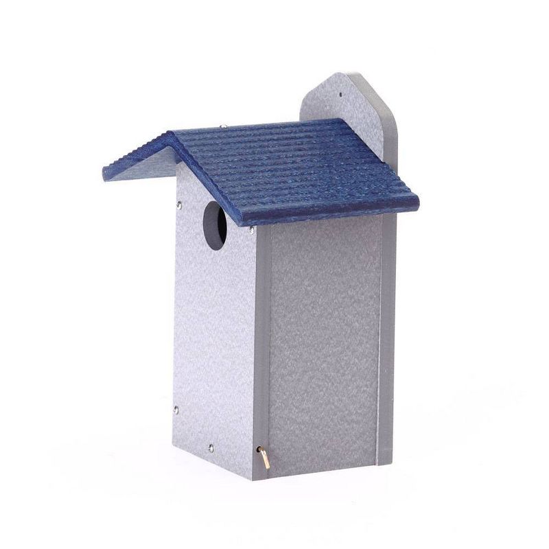 Birds Choice Green Solutions Rustic Recycled Bluebird House Blue
