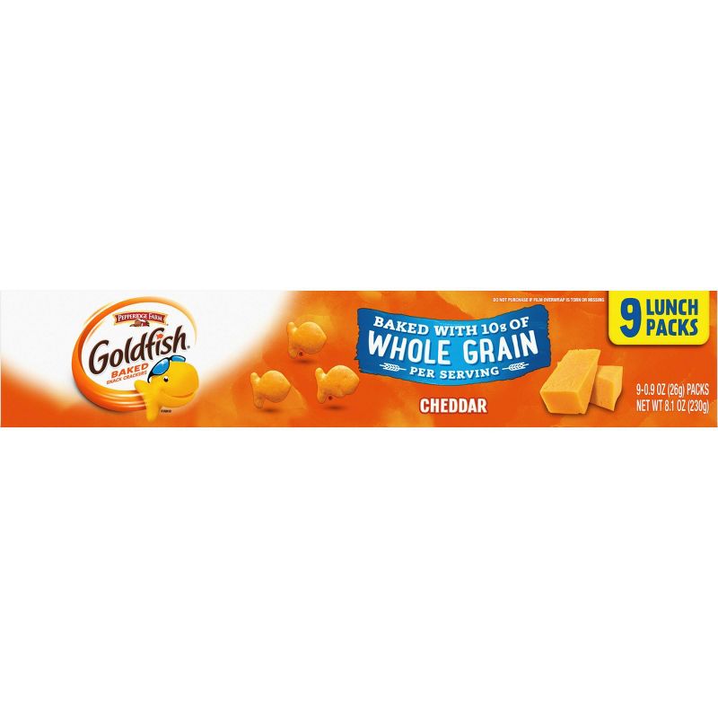 Pepperidge Farm Goldfish Whole Grain Cheddar Crackers - .9oz/9ct