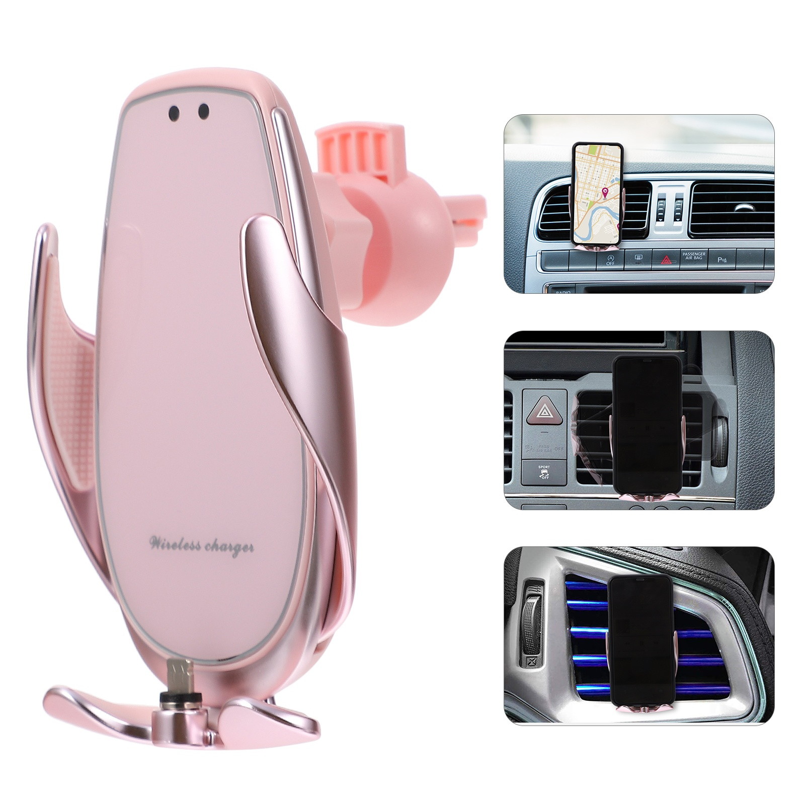 Car Multifunctional Cup Holder Auto-multi Cup Case Drinking Bottle Holder Organizer Storage Box (Black)