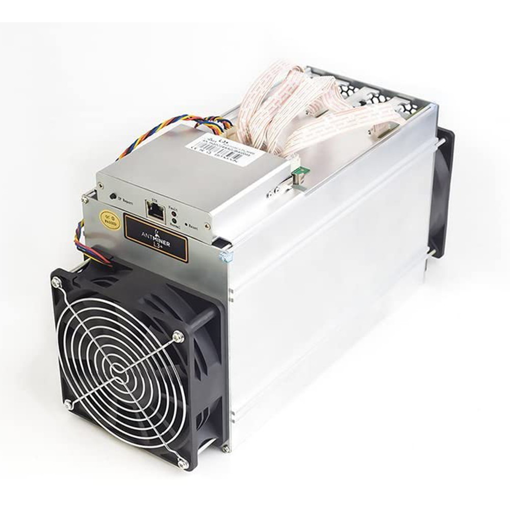 ANTMINER L3+ 504M/S ( With power supply ) Scrypt Litecoin Miner LTC Mining Machine Better Than ANTMINER L3 S9 S9i