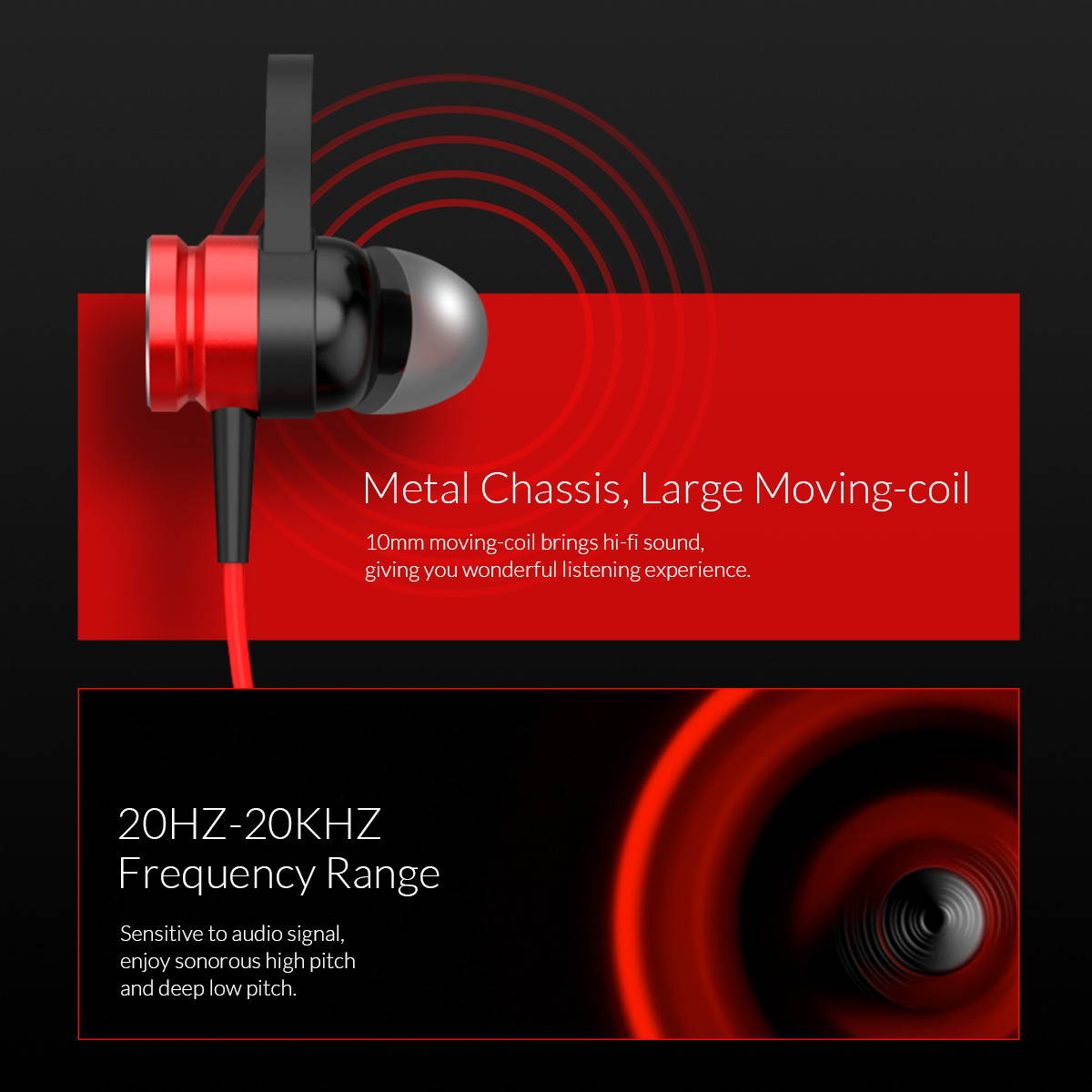 ORICO Original In-Ear Music Earphone Stereo Bass Hifi Earbuds Wired Earphones for Samsung Huawei Xiaomi Mobile Phone PC