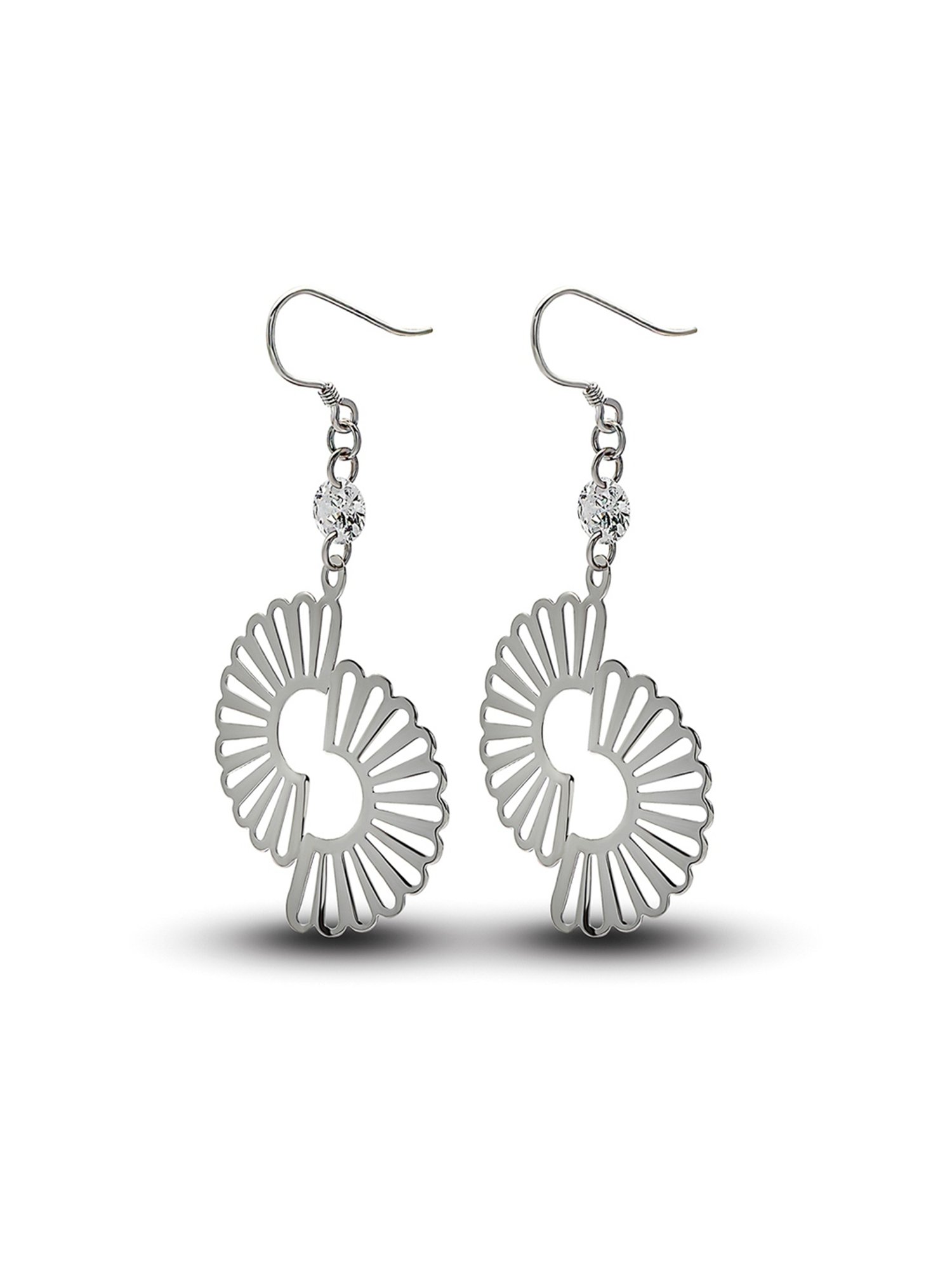 Silberry 92.5 Sterling Silver Beauty Dangler Earrings for Women