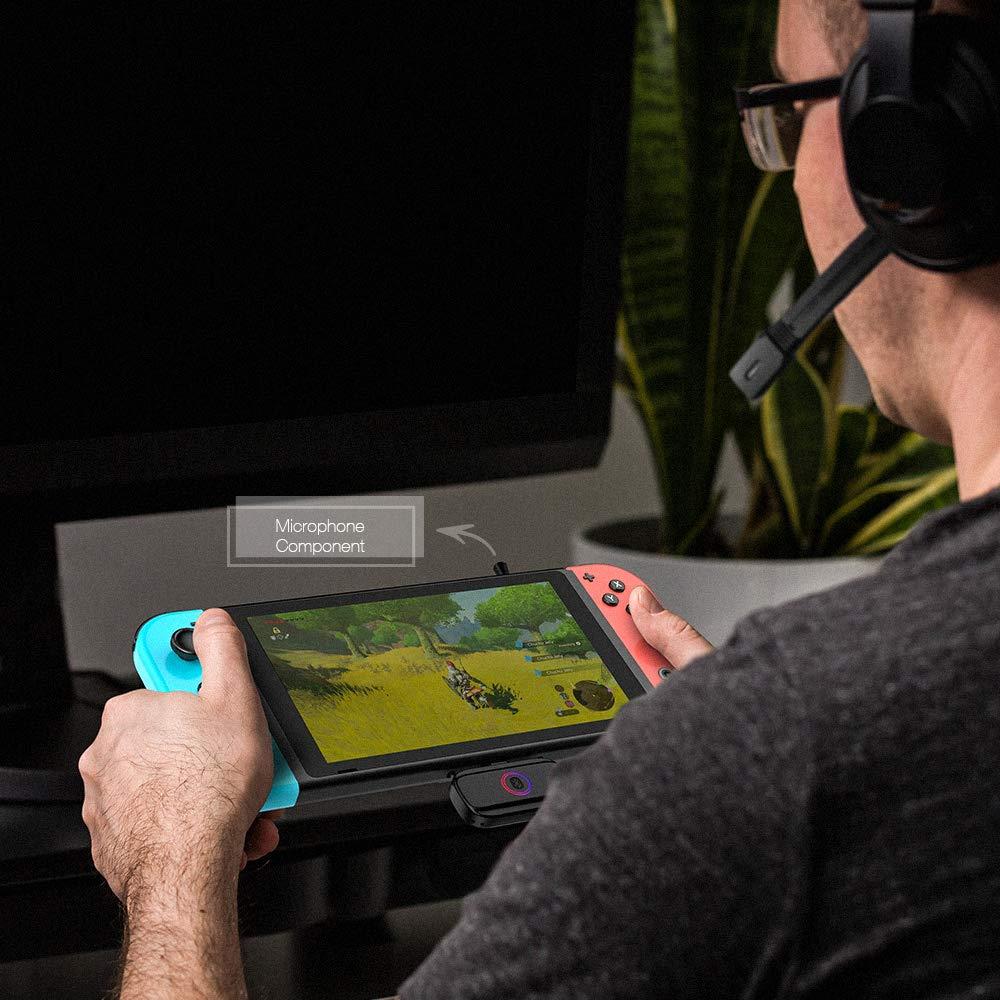 GameSir R3 Bluetooth Audio Adapter Low Latency, Enabling Switch to be Connected to Bluetooth Headset or Speaker, Support GameSir VX, Portable Bluetooth Audio Adapter
