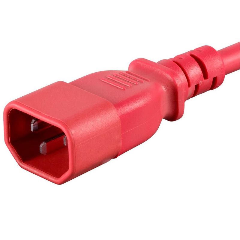 D'Addario Planet Waves IEC to NEMA Plug Power Cable, 10FT 10 ft. Red/Black