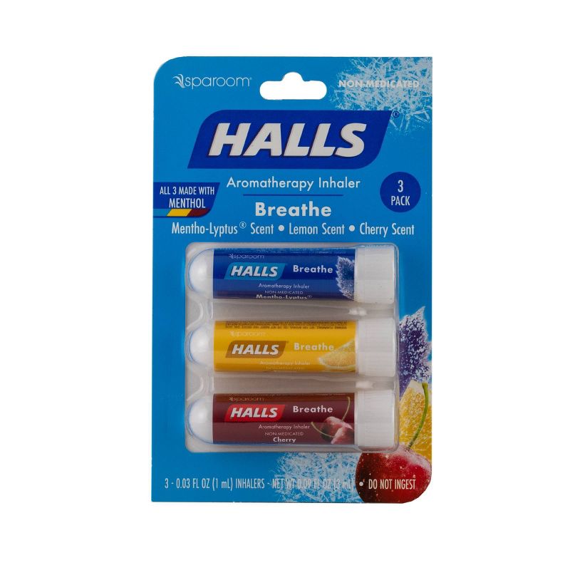 Halls Inhaler - 3pk