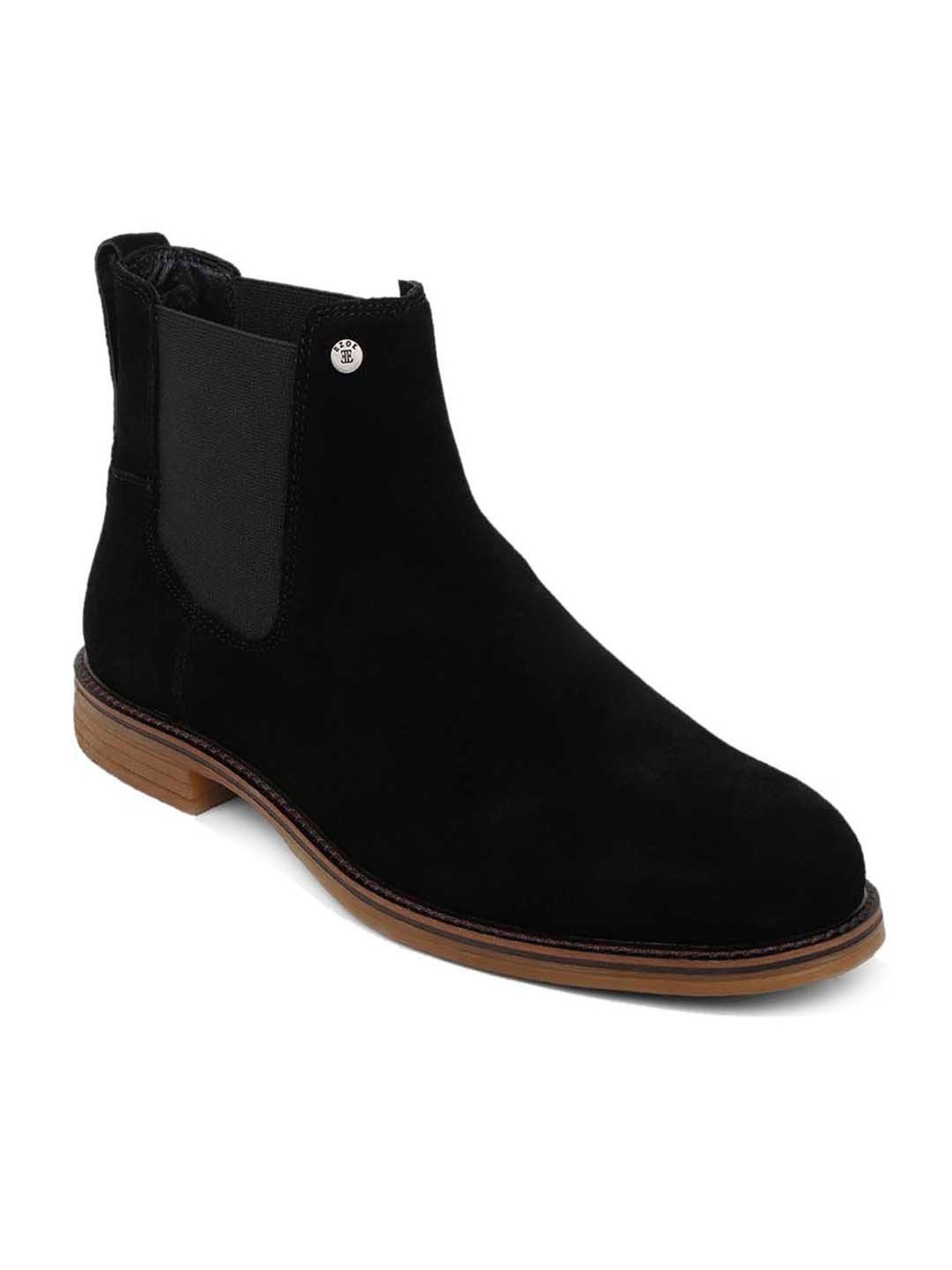 EZOK Men's Black Chelsea Boots
