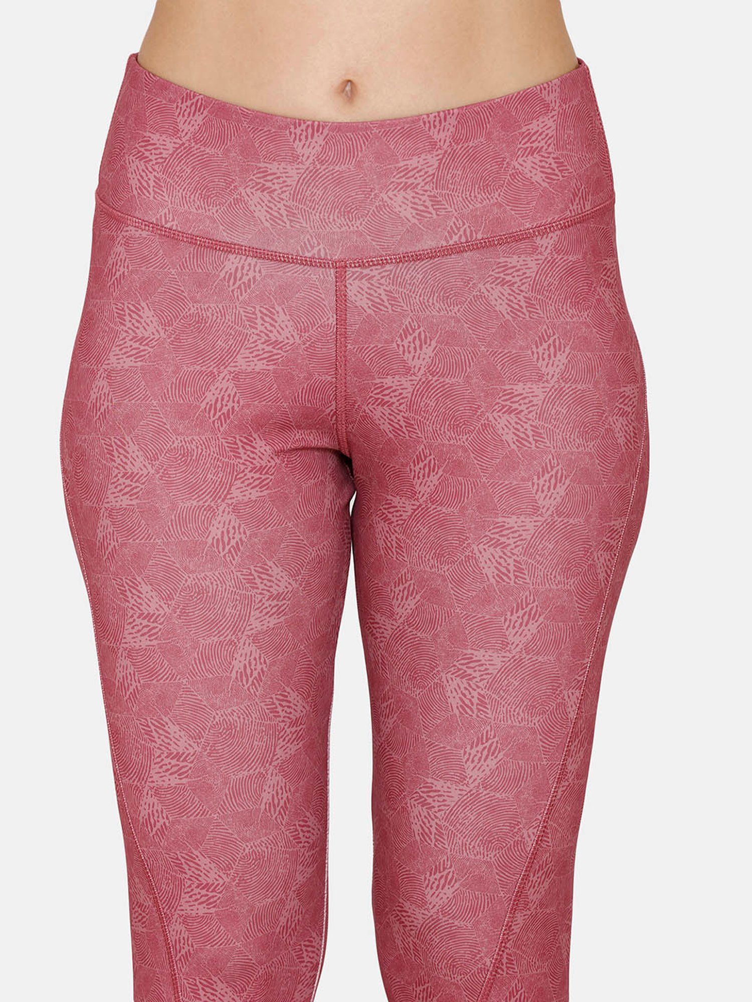 Zelocity by Zivame Red Printed Tights