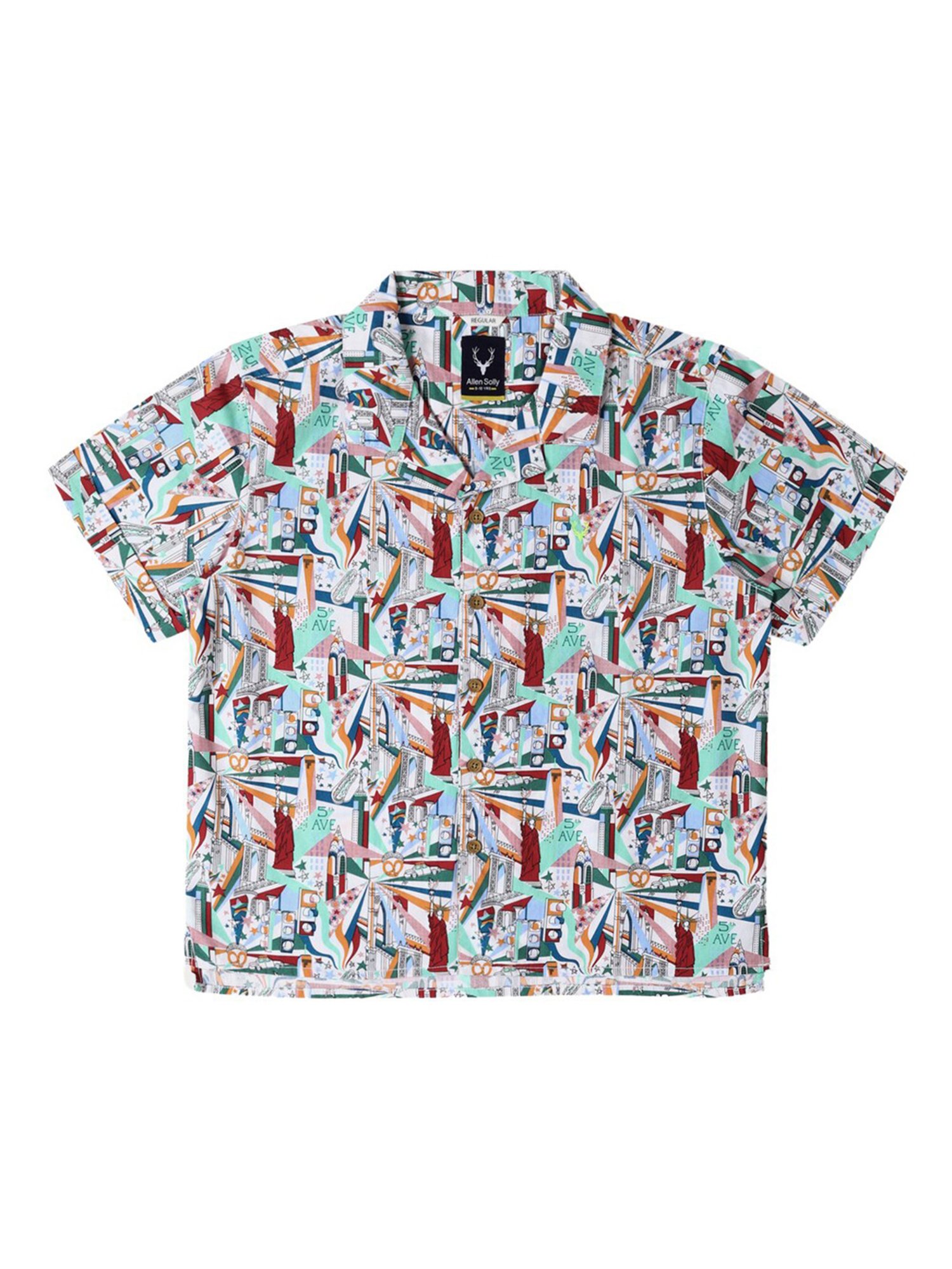 Allen Solly Junior Multicolor Printed Shirt