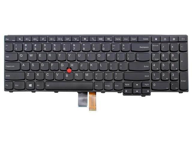 Laptop Replacement Backlit Keyboard with Frame Compatible with for Lenovo IBM PN: 0C44952 04Y2387 42F186 KM BL-105US MP-12P63USJ442W US Layout Black Color