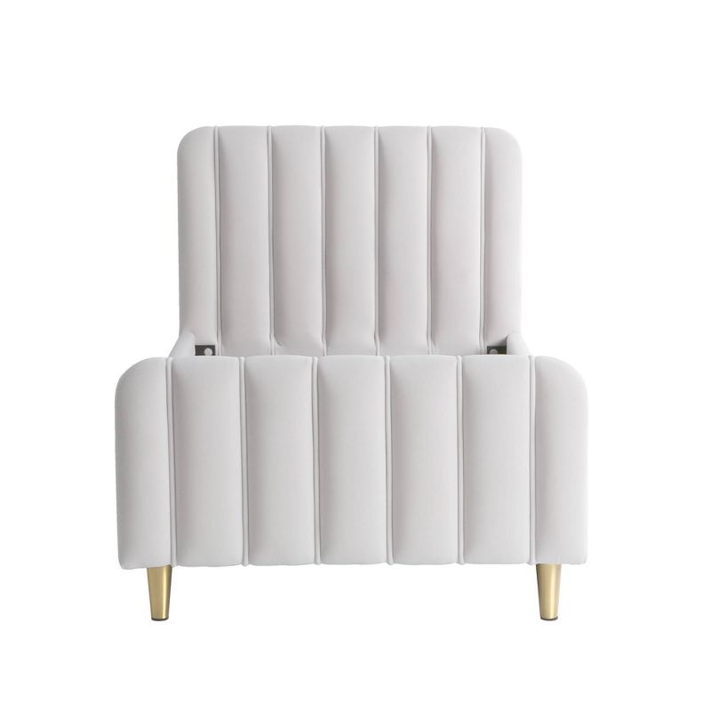 Karla Dubois Gatsby Toddler Bed - Sterling Silver