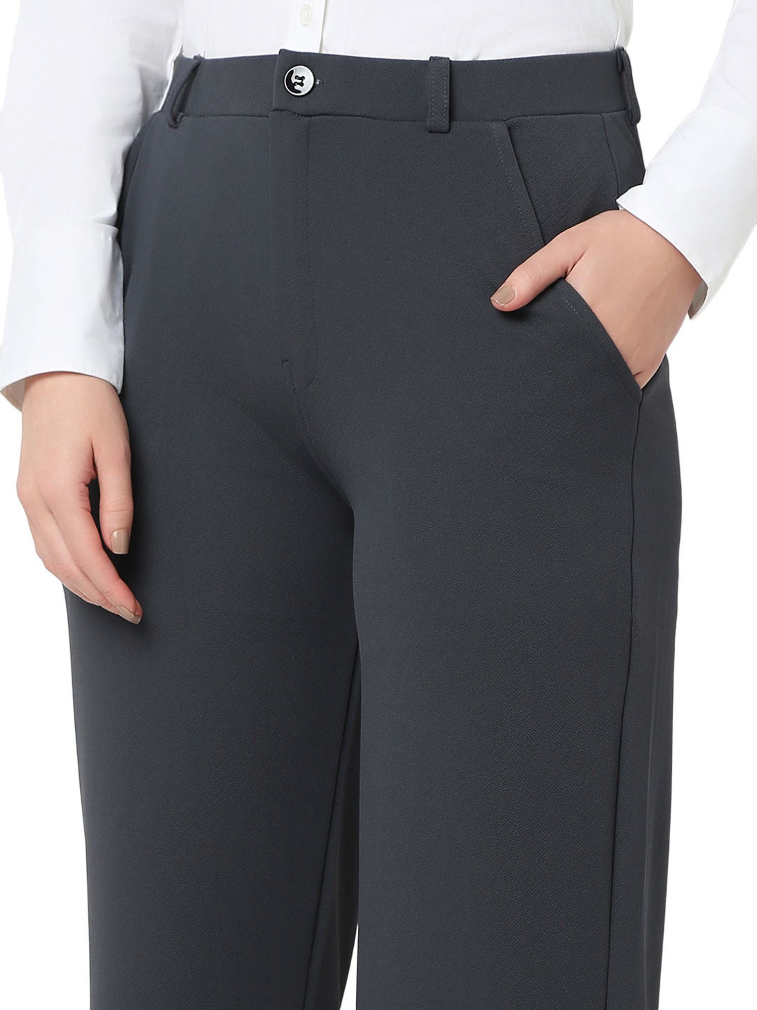 Smarty Pants Charcoal Grey Trousers