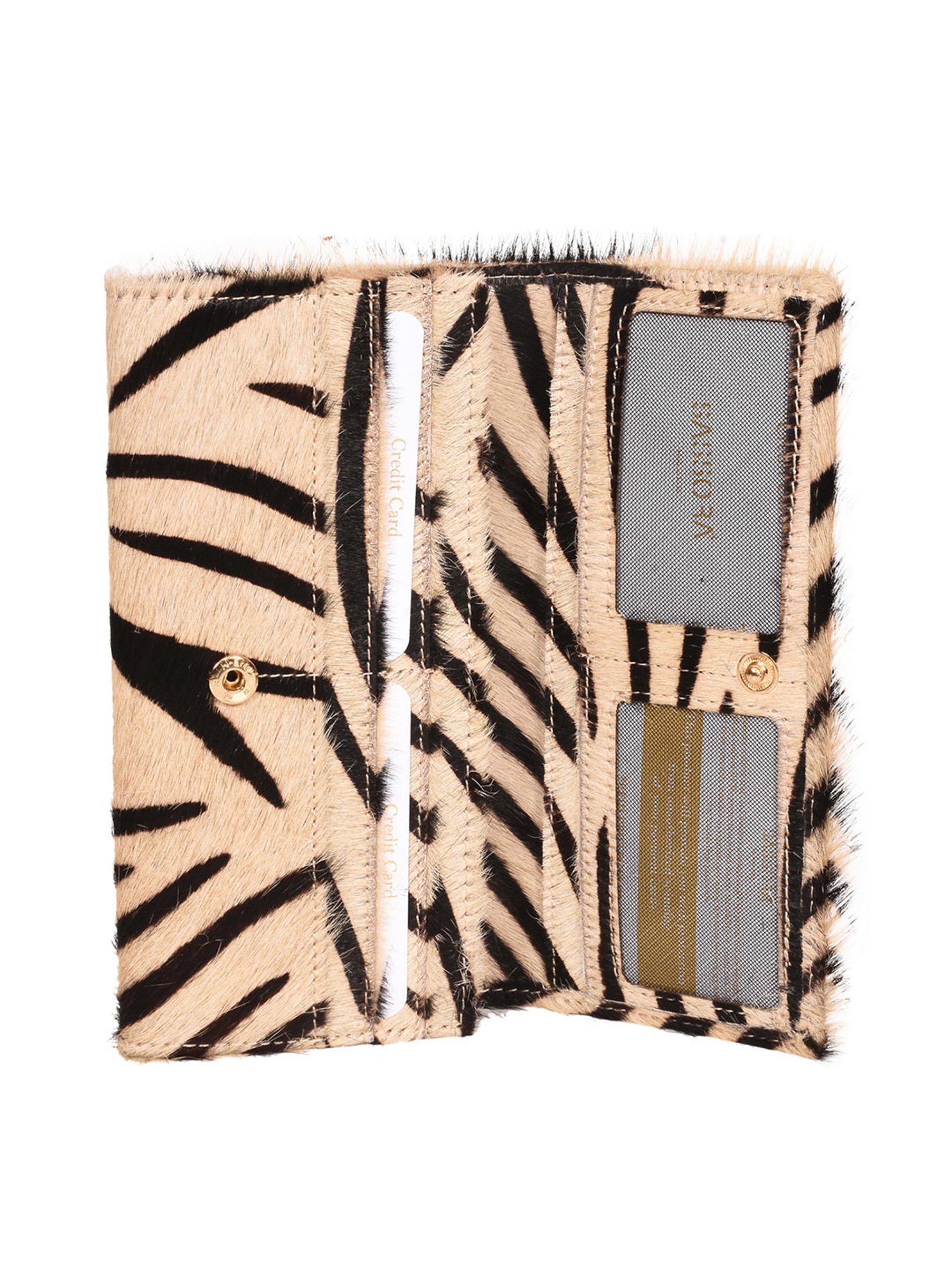 SASSORA Yellow Printed Rfid Wallet for Women
