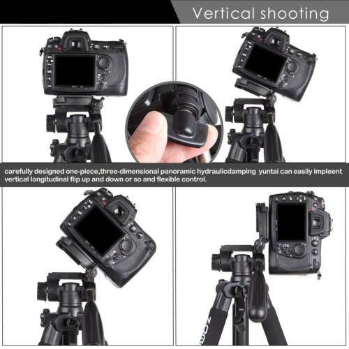 Portable 3-Way head Tripod Kit for Canon/Nikon/Sony DC SLR DSLR Digital Camera