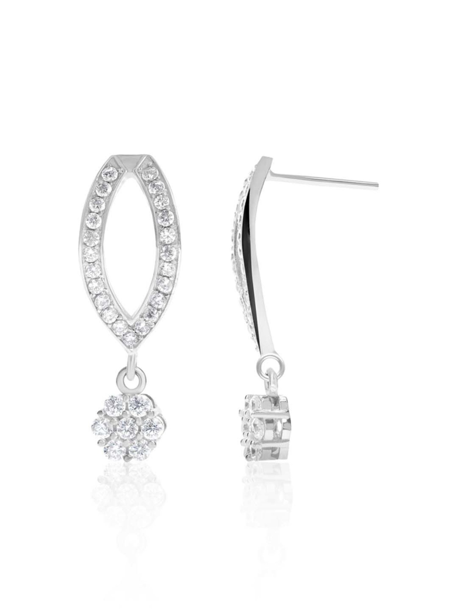 March by FableStreet 92.5 Sterling Silver Dro Earrings for Women