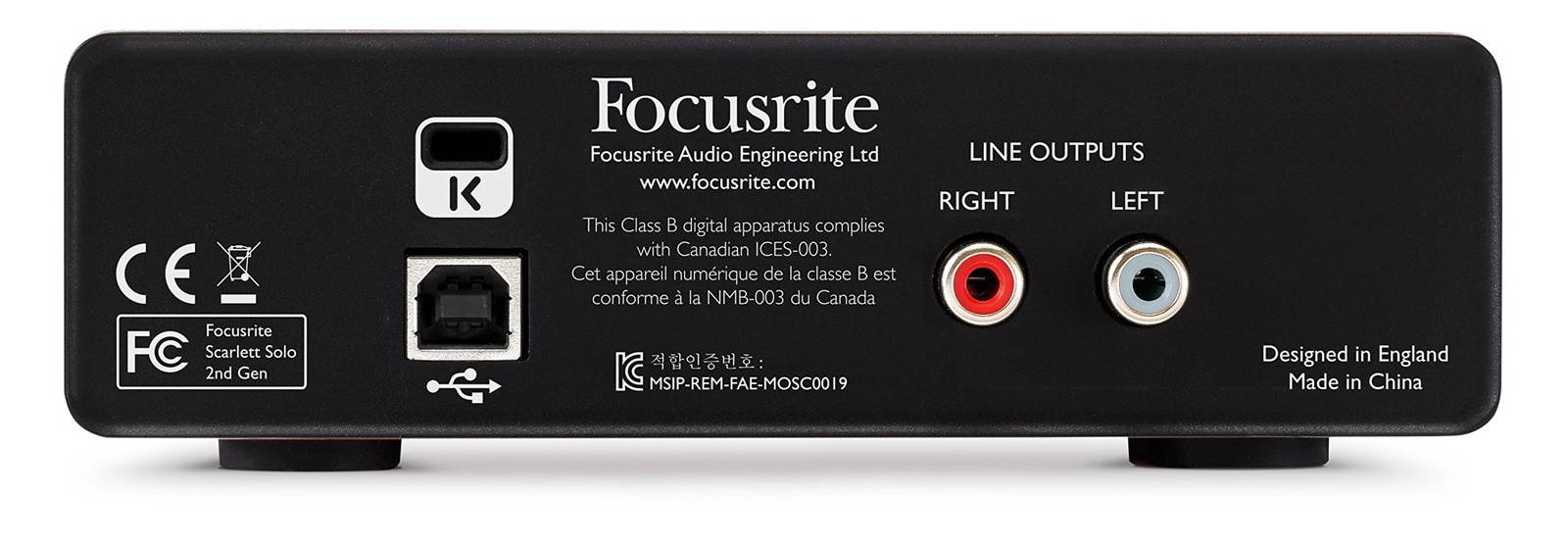 Focusrite Scarlett Solo 2nd Gen USB Audio Interface with Pro Tools | First